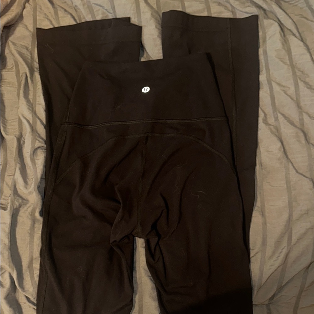 lululemon athletica Black Flare Leggings